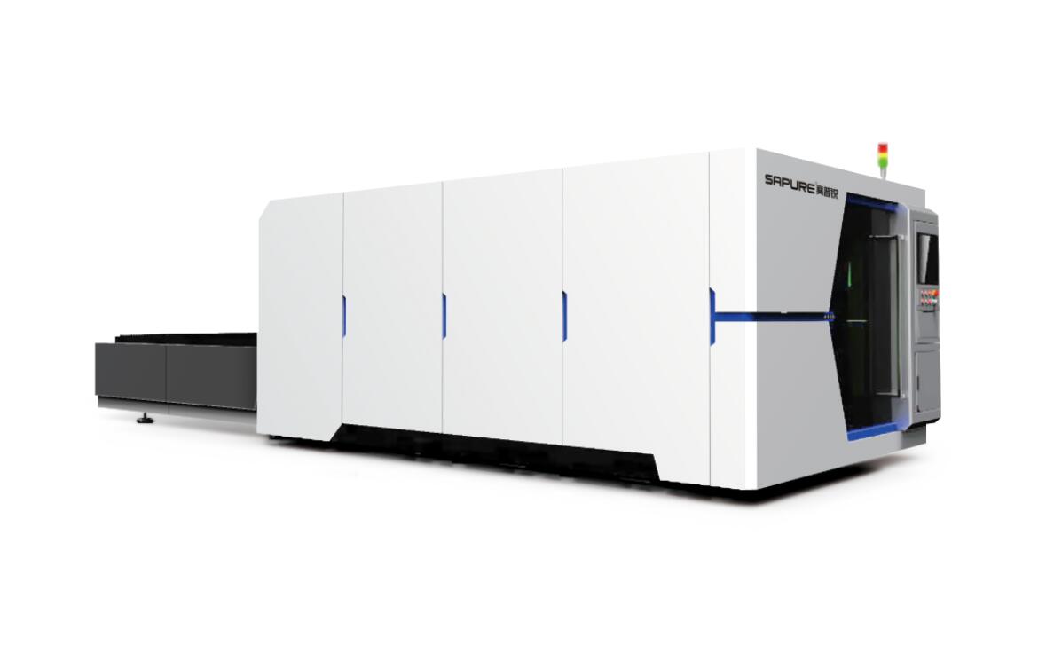HRMT series enclosed dual-drive high-speed fiber laser cutti